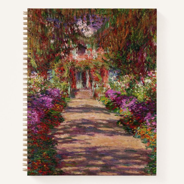 Cuaderno Claude Monet | Una ruta en el jardín de Monet (Anverso)