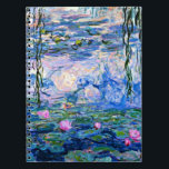 Cuaderno Claude Monet - Water Lilies, 1919<br><div class="desc">La famosa pintura de Claude Monet sobre Water Lilies,  1919.</div>