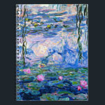 Cuaderno Claude Monet - Water Lilies, 1919<br><div class="desc">La famosa pintura de Claude Monet sobre Water Lilies,  1919.</div>