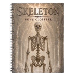 Cuaderno Claustro de Huesos Cine Oscuro Esqueleto