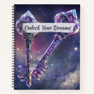 Cuaderno Clave de cristal mística