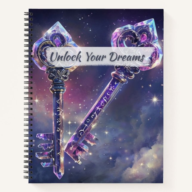 Cuaderno Clave de cristal mística (Anverso)