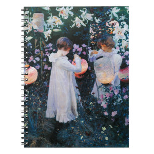 Cuaderno Clavel, Lirio, Lirio, Rosa John Singer Sargent