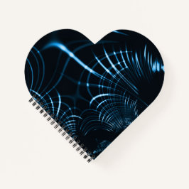 Cuaderno Claves agudas curvadas o espinas de azul real