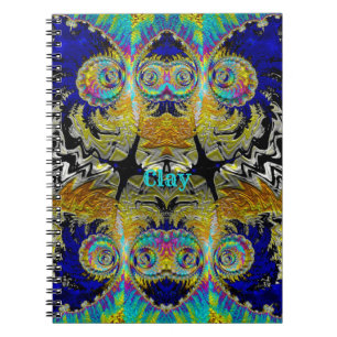 Cuaderno CLAY ~ Fractal multicolor