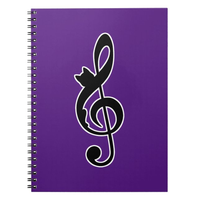 Cuaderno Clef de gato de música (Frente)
