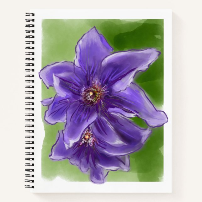 Cuaderno Clematis (Anverso)