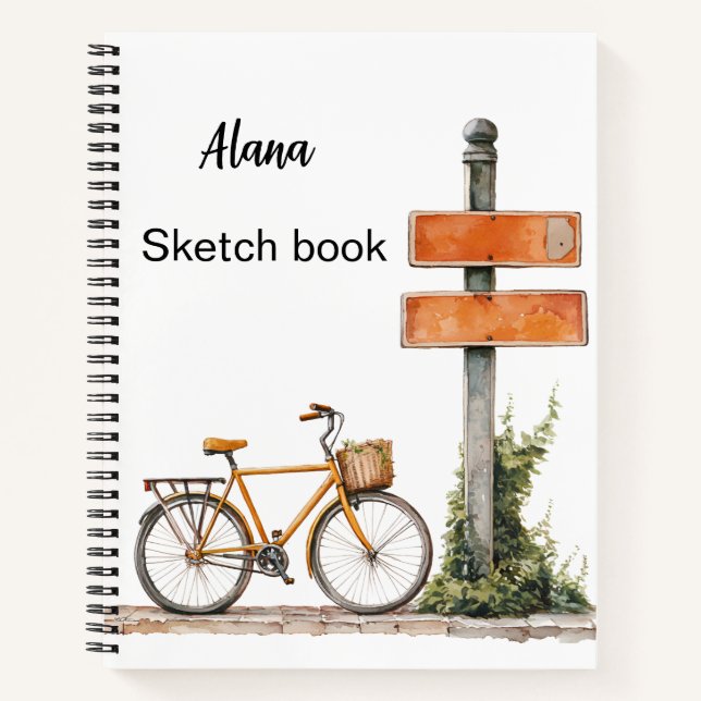 Cuaderno Clipart Primavera Italiana (Anverso)