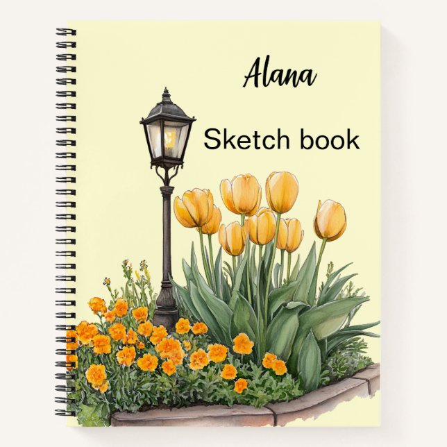 Cuaderno Clipart Primavera Italiana (Anverso)