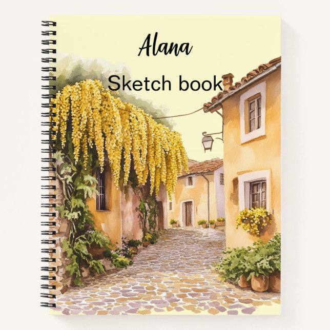 Cuaderno Clipart Primavera Italiana (Anverso)