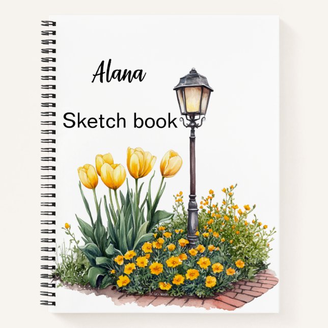 Cuaderno Clipart Primavera Italiana (Anverso)