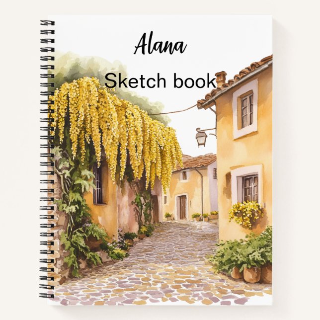 Cuaderno Clipart Primavera Italiana (Anverso)