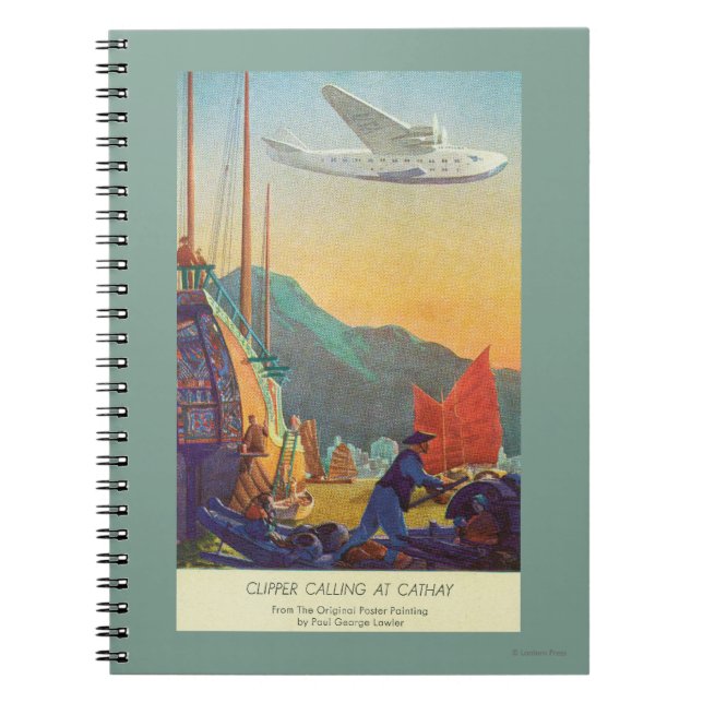 Cuaderno Clipper Panamericano Volando Por China (Frente)