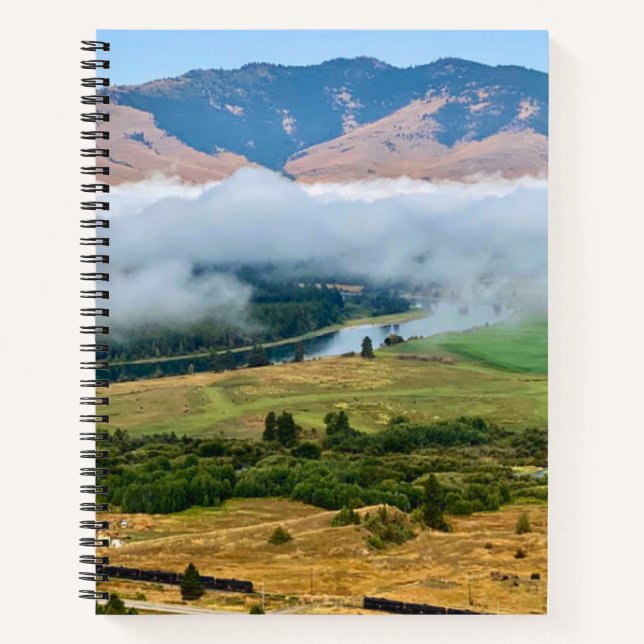 Cuaderno Clouds Over Flathead River (Anverso)