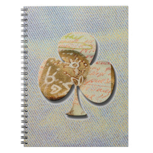 Cuaderno Clover de lienzo