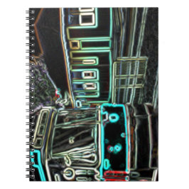 Cuaderno CLRV Neon en el bloc de notas de fotos stn Spiral