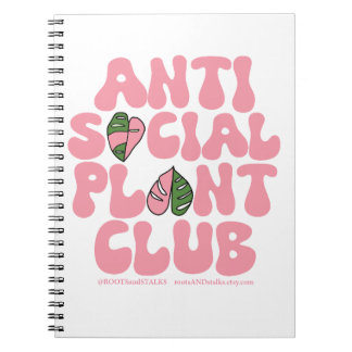 Cuaderno Club Anti-Planta Social - Plantas de la casa de lo