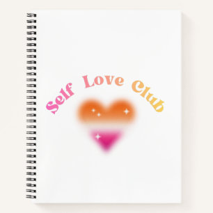 Cuaderno Club de Amor Propio – Diseño Retro de Empoderamien