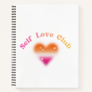 Cuaderno Club de Amor Propio – Diseño Retro de Empoderamien