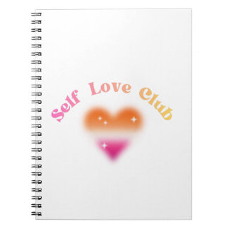 Cuaderno Club de Amor Propio – Diseño Retro de Empoderamien