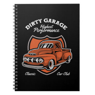 Cuaderno Clúb de Camiones Clásicos de Garaje Sucio