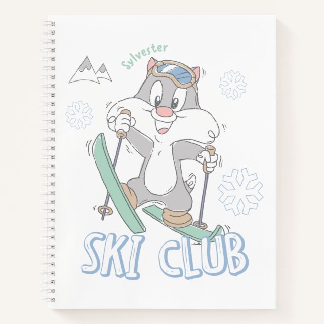 Cuaderno Club de esquí Baby SYLVESTER™ (Anverso)