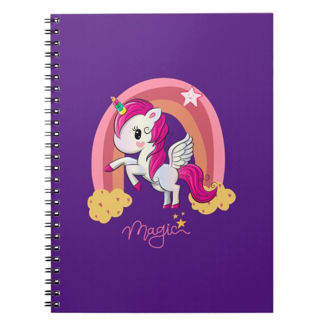 Cuaderno Club de fans de Magic Unicorn (Frente)