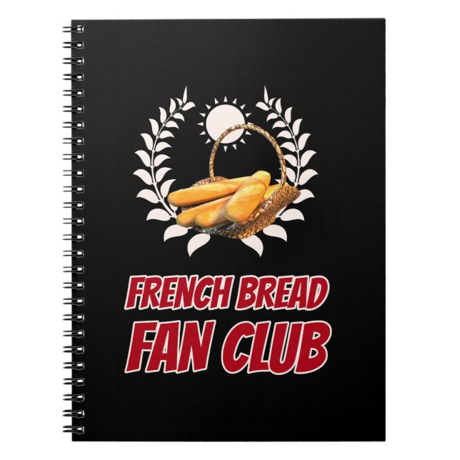 Cuaderno Club de Fans del Pan Francés Diseño (Frente)