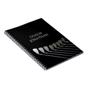 Cuaderno Club De Golf Art Golf Nombre Del Entrenador De Gol