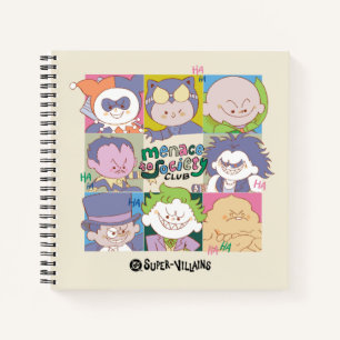 Cuaderno Club de gráficos de amenaza de supervillanos de DC