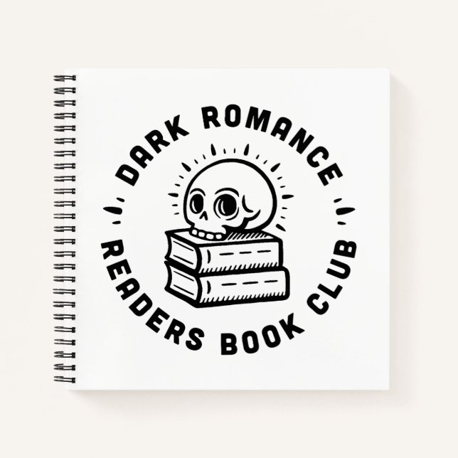 Cuaderno Club de lectores de romance oscuro (Anverso)