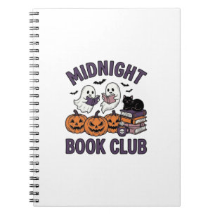 Cuaderno Club de lectura de Halloween de Medianoche Diseño_