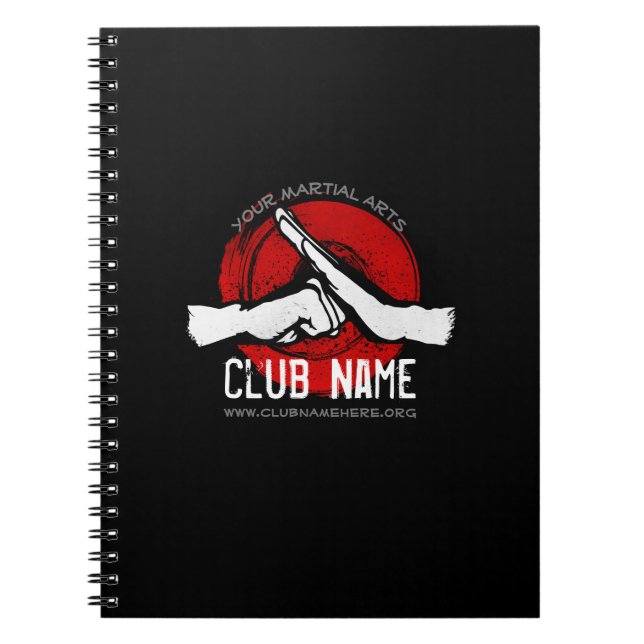Cuaderno Club de los artes marciales (Frente)