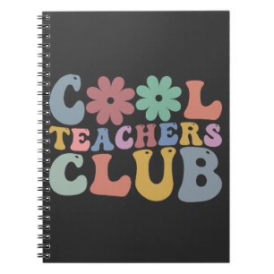 Cuaderno Club de maestros geniales Retro Groovy Volver a la