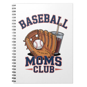 Cuaderno Club de Mamás de Béisbol Día de la Madre