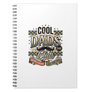 Cuaderno Club de Papás Geniales Diseño de Camiseta para Pap