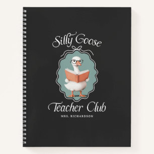 Cuaderno Club de profesores personalizados y aburridos