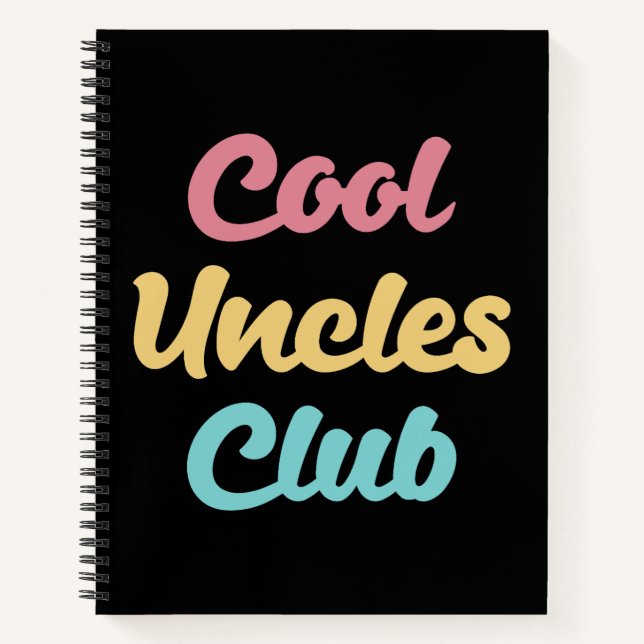 Cuaderno Club de Tíos Geniales II (Anverso)