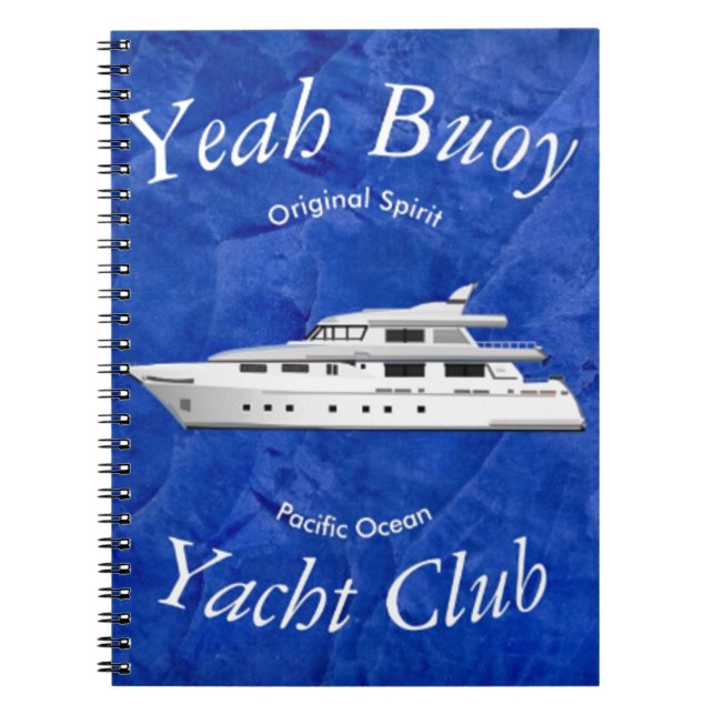 Cuaderno Club de Yates Sí Boya (Frente)