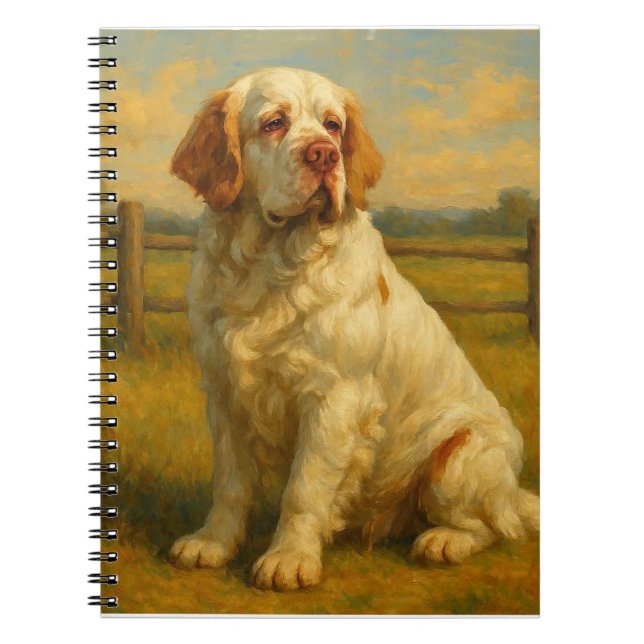 Cuaderno Clumber Spaniel (Frente)