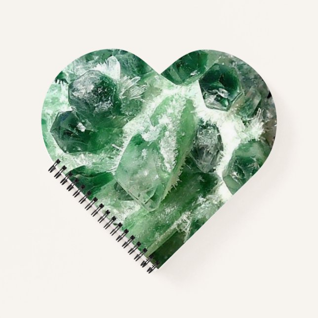 Cuaderno Clúster Crystal Rock Quartz (Anverso)