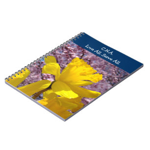 Cuaderno CNA Amor Todo Servir Todos Flores Narciso