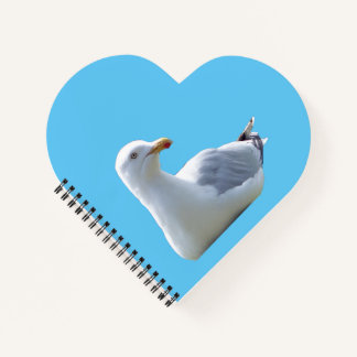 Cuaderno Coastal Seagull Nature Seaside Bird Art 