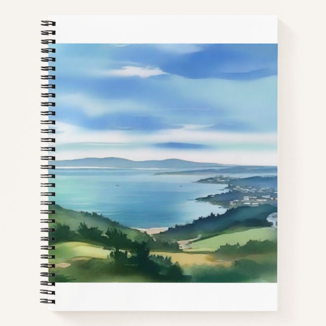 Cuaderno Coastal Watercolor (Anverso)