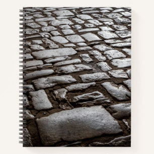 Cuaderno Cobblestones iluminados por luna