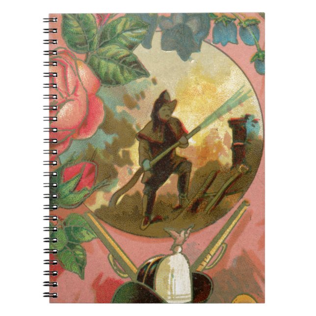 Cuaderno Cobertura de bomberos de bomberos de la época de 1 (Frente)