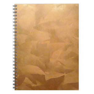 Cuaderno Cobre metálico cepillado a mano