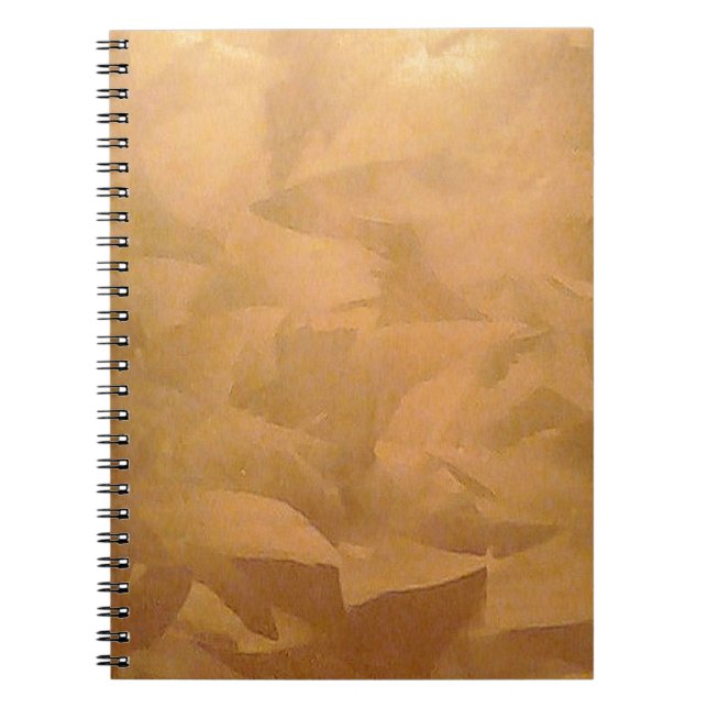 Cuaderno Cobre metálico cepillado a mano (Frente)