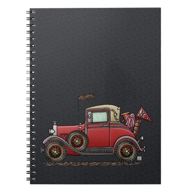 Cuaderno Coche antiguo lindo (Frente)