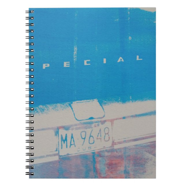 Cuaderno Coche azul (Frente)